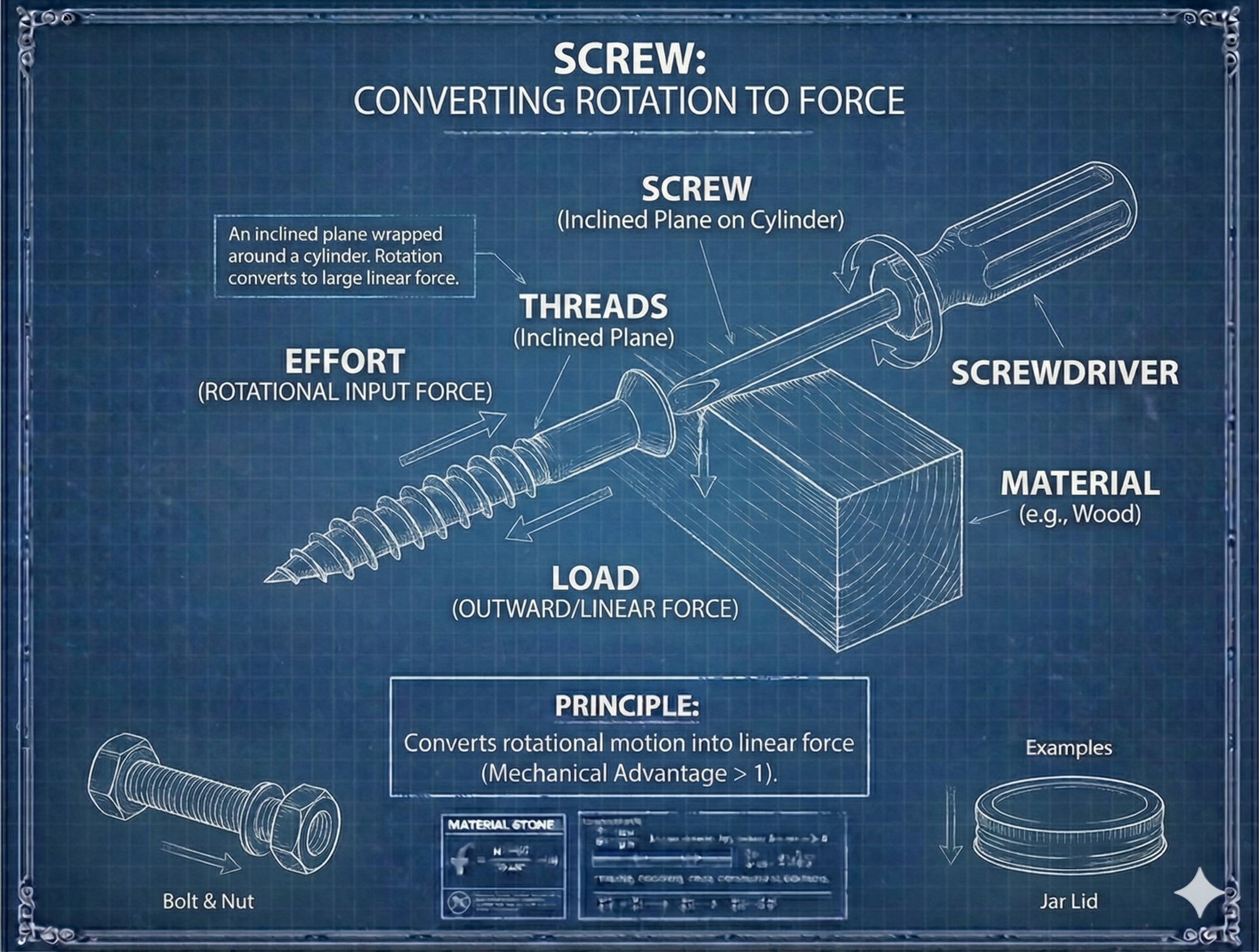 Screw diagram
