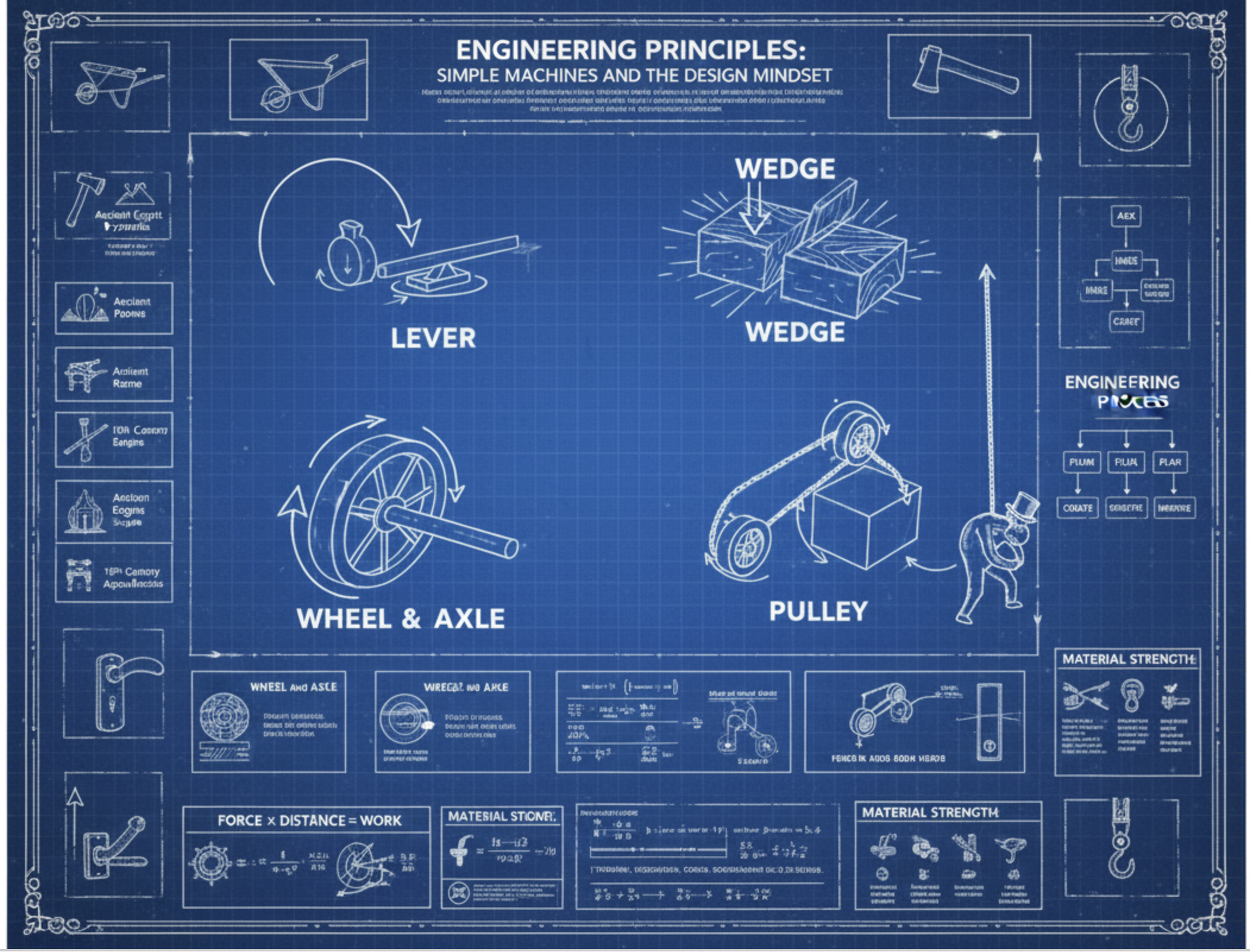 Six Simple Machines Diagram