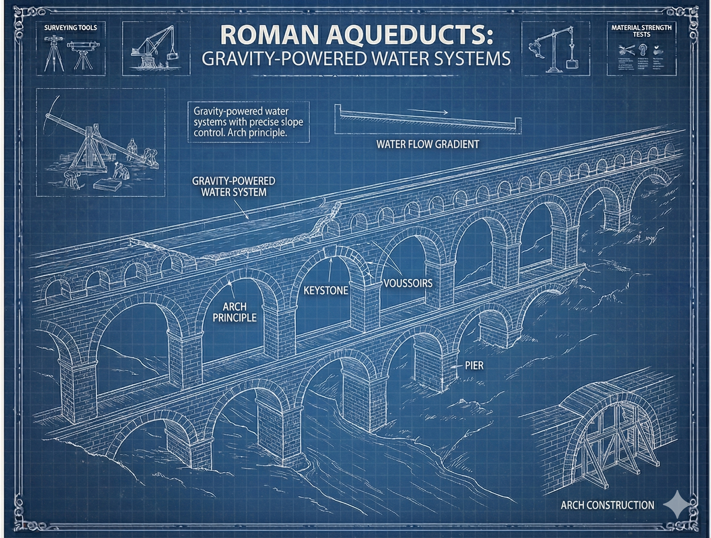 Roman Aqueduct diagram
